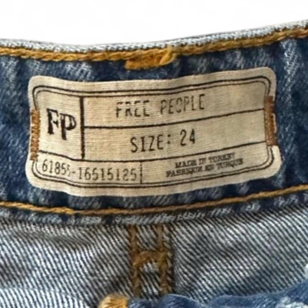 Free People Floral Rose Embroidered Mini Skirt Era Girly Coquette Girly Sz 00 - Picture 4 of 4